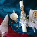 Baptism Candle Set/ Vela Para Bautizo