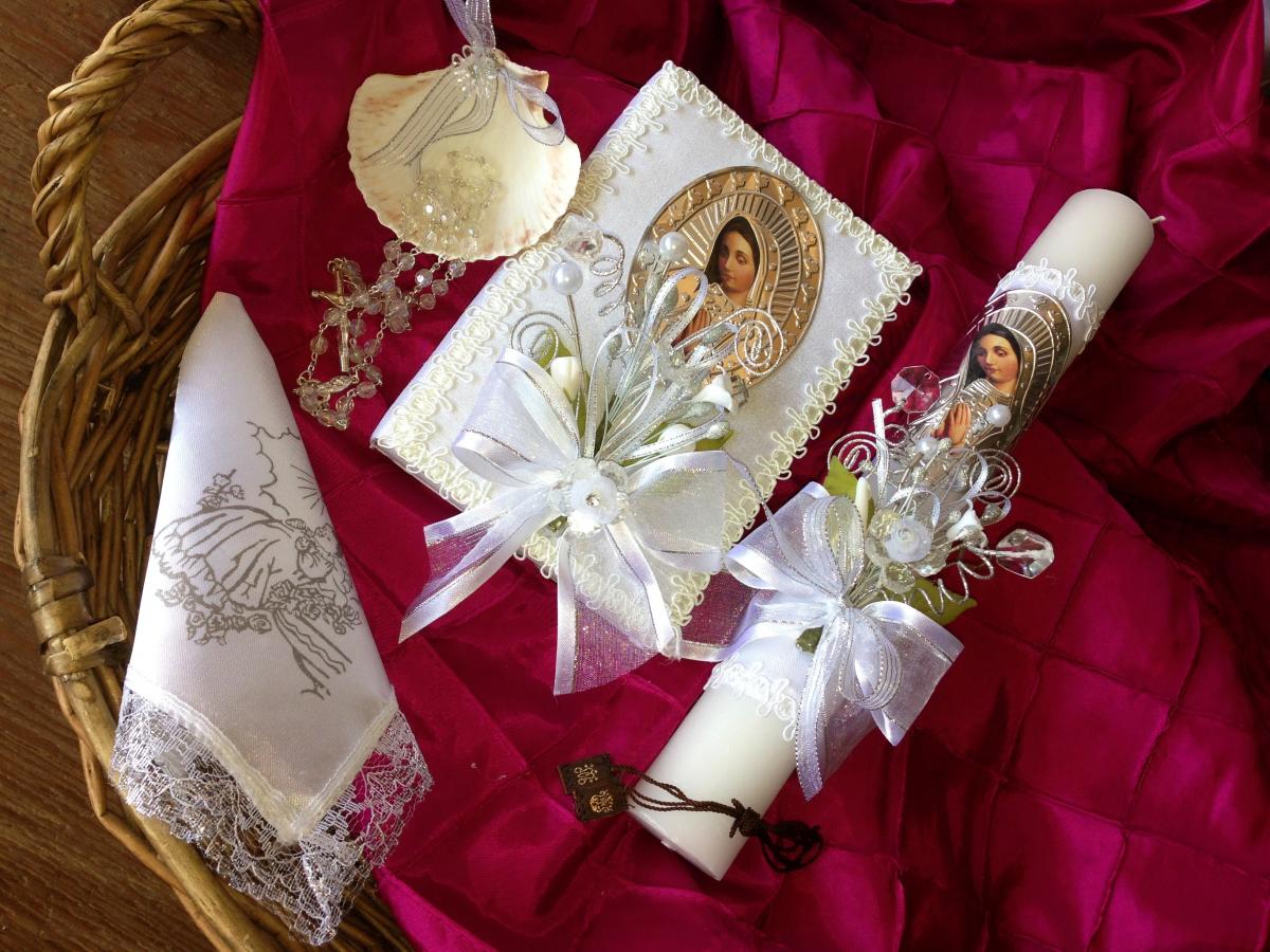Baptism Candle Set/ Vela Para Bautizo